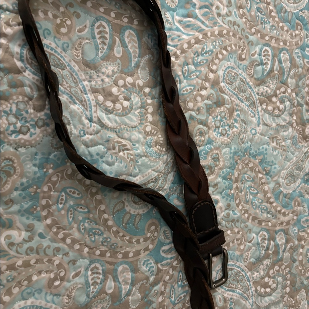 Abercrombie & Fitch Dark Brown Leather Belt
